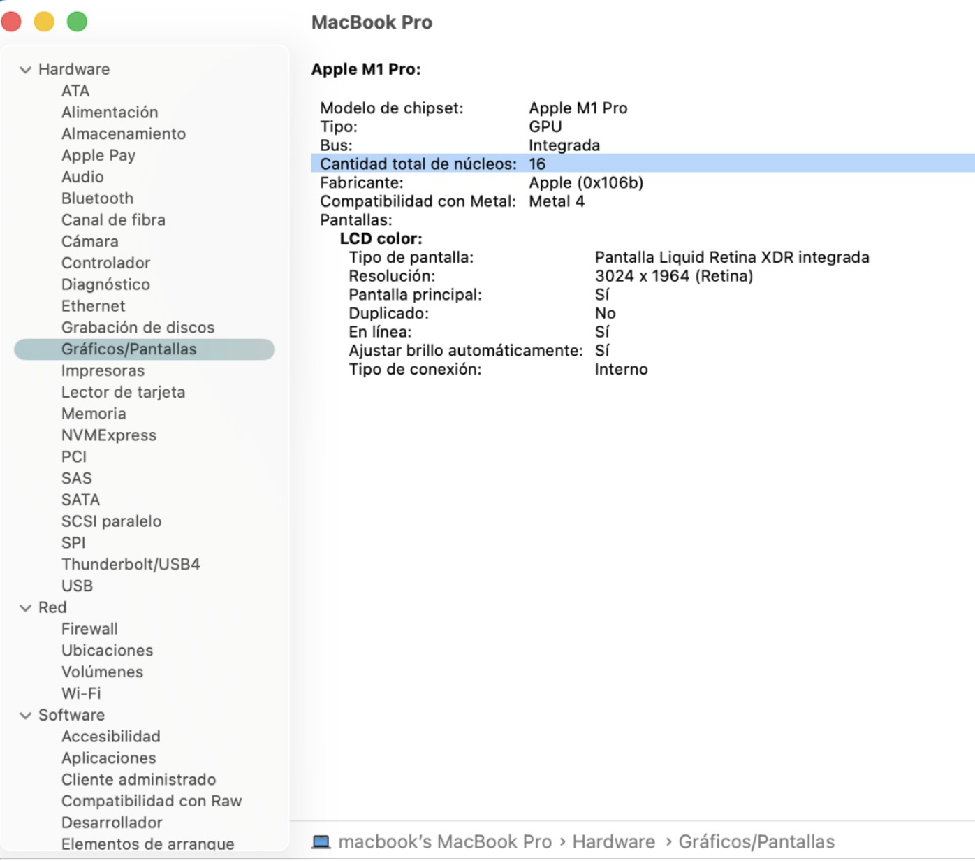 Apple Macbook Pro CHIP M1 PRO Ram 16GB SSD 1TB 14-INCH 2021 - Imagen 9