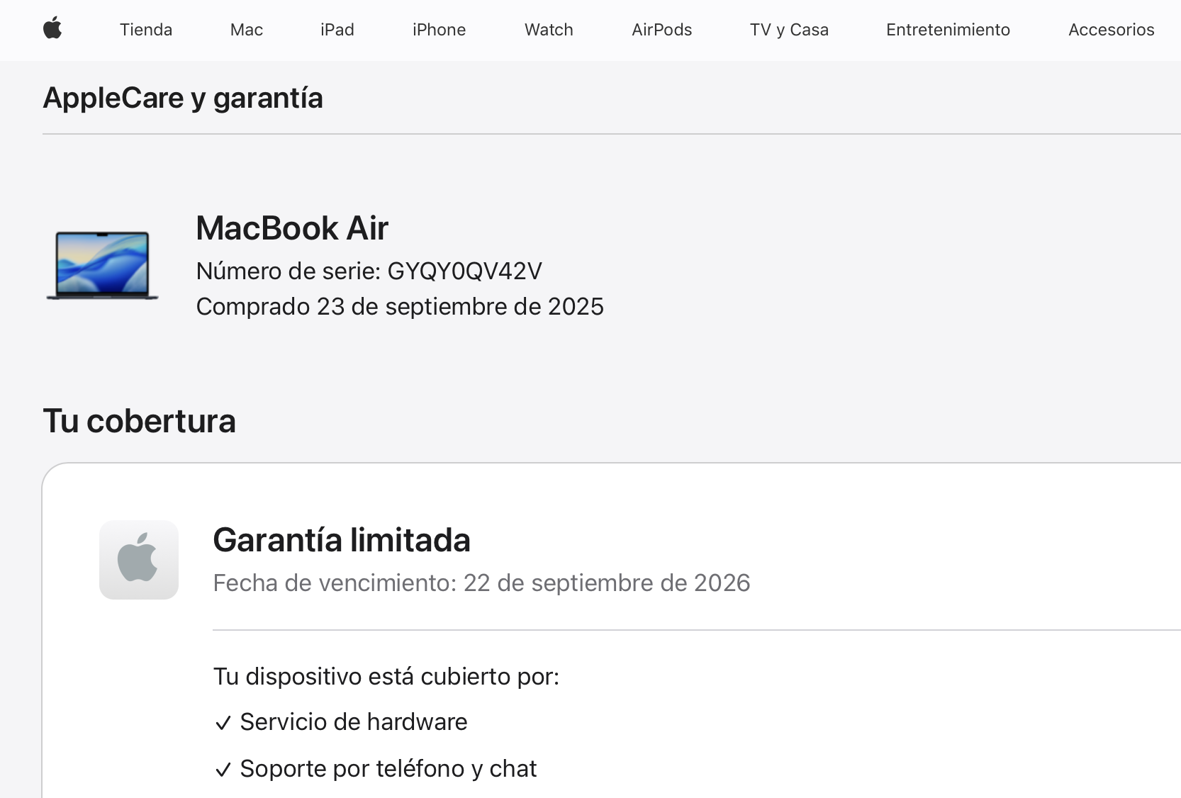 Apple Macbook Air Chip M4 2025 Garantia Apple 8GB SSD 256GB 13-INCH - Imagen 8