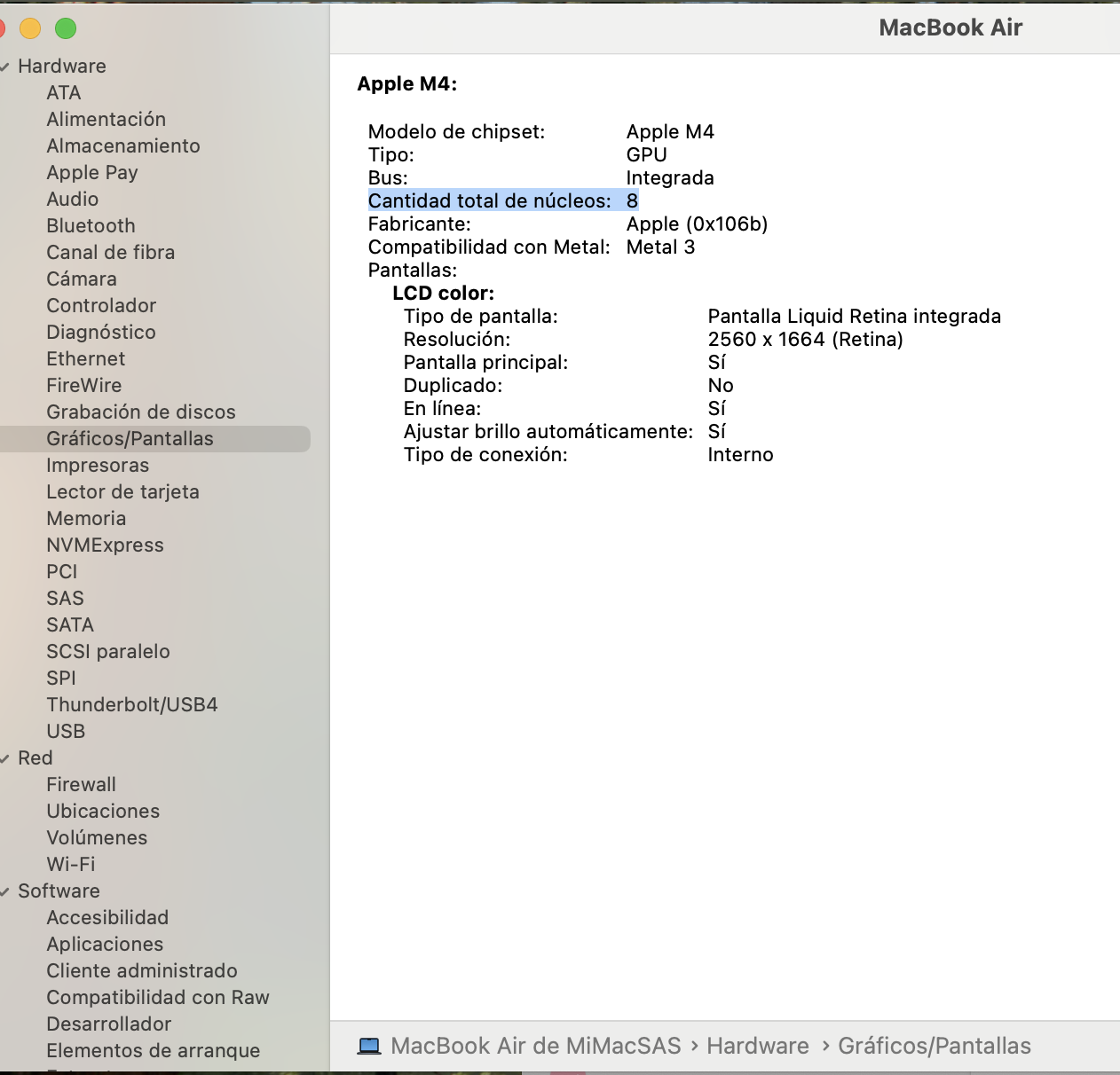 Apple Macbook Air Chip M4 2025 Garantia Apple 8GB SSD 256GB 13-INCH - Imagen 11