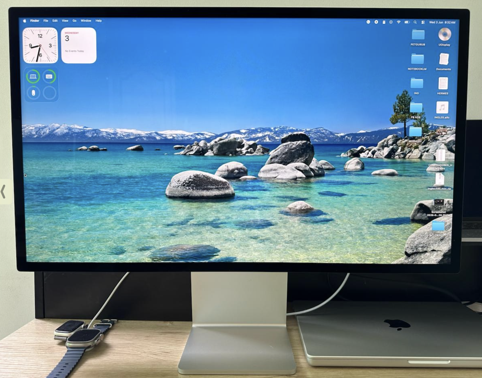 Apple 27" Studio Display Retina 5K LCD Tilt Adjustable Stand Silver - Imagen 2