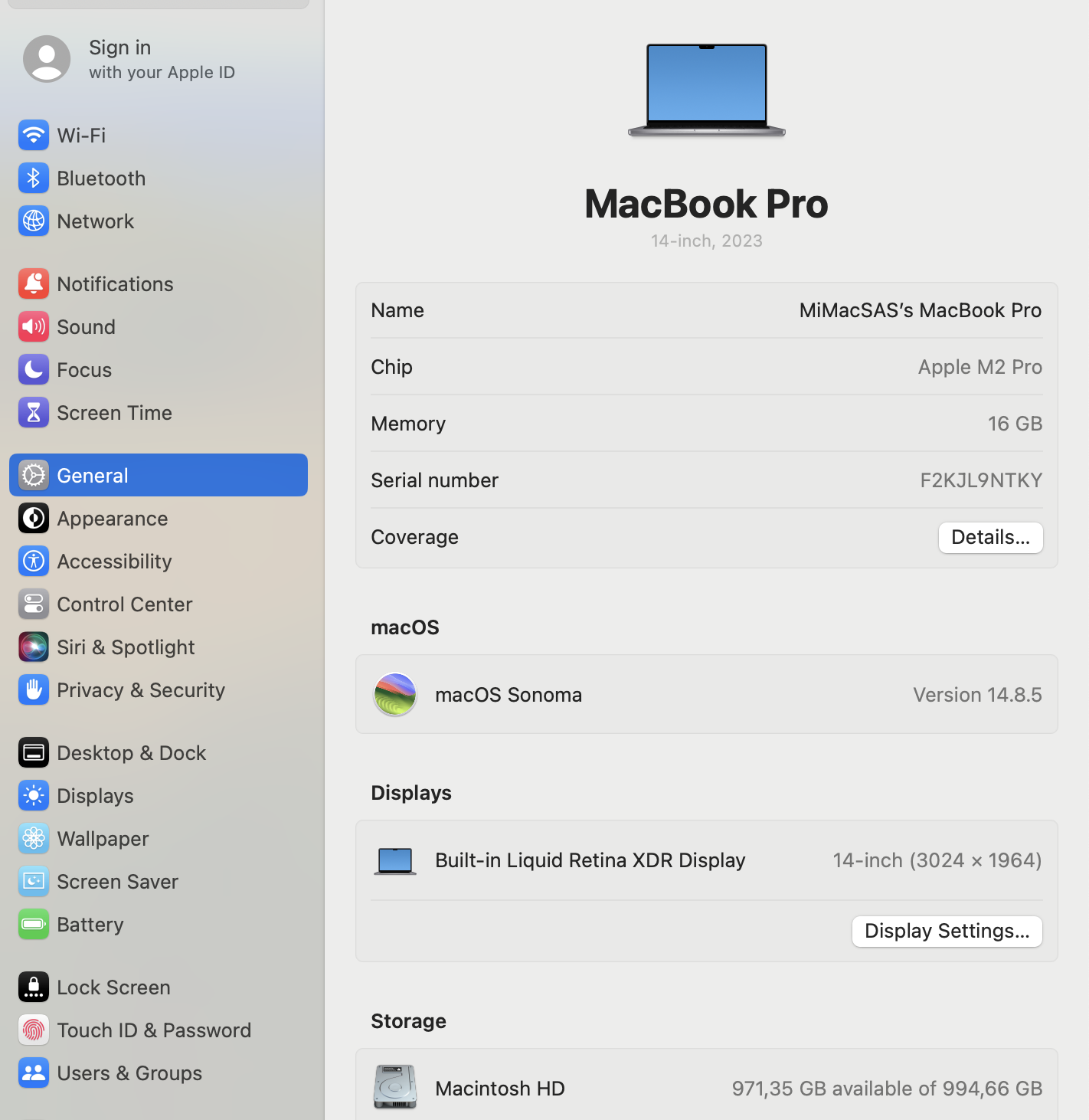 Potente Macbook Pro 2023 CHIP *M2Pro* Ram 16GB SSD 1TB 14-INCH - Imagen 6